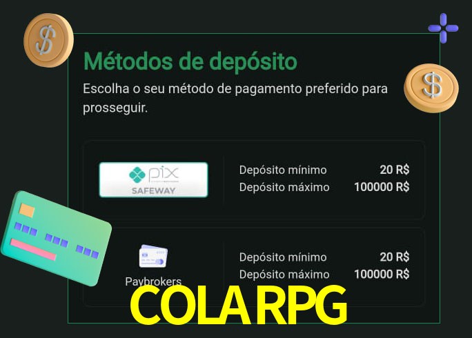 O cassino COLARPGbet oferece uma grande variedade de métodos de pagamento